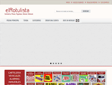 Tablet Screenshot of elrotulista.com